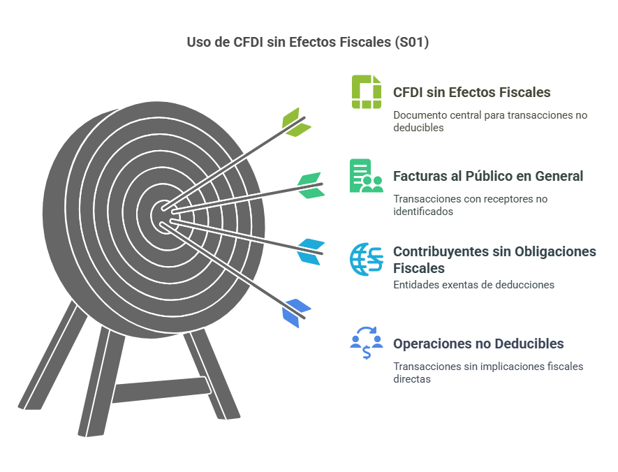Uso del CFDI sin efectos fiscales