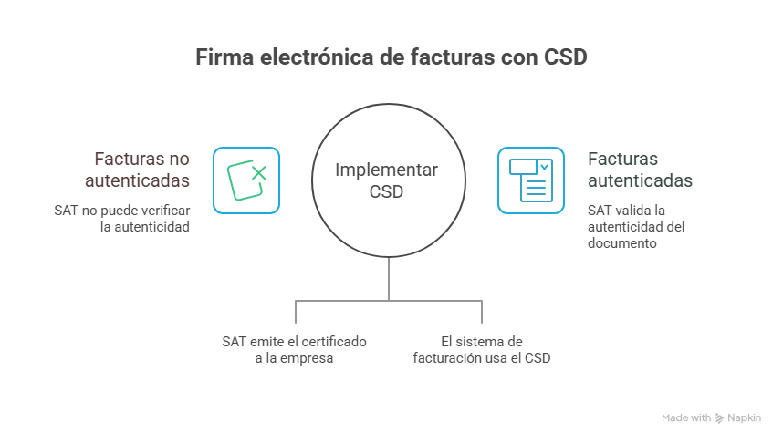 Características del certificado de sello digital CSD
