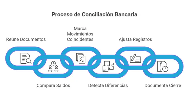 Cómo hacer una conciliación bancaria paso a paso en seis etapas